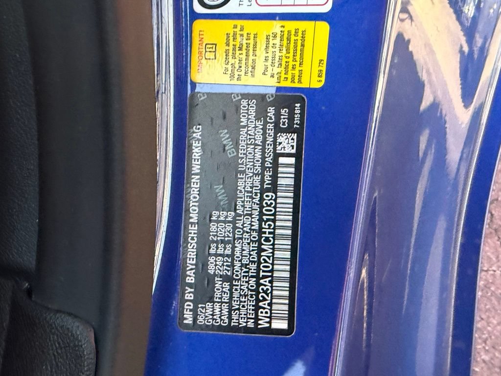 Used 2021 BMW 430i Convertible w/ M Sport Package RWD image 40