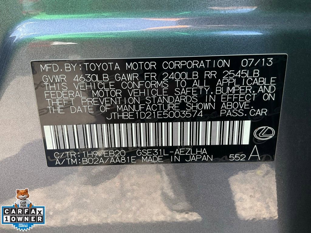 Used 2014 Lexus IS 350 w/ F Sport Package RWD image 21