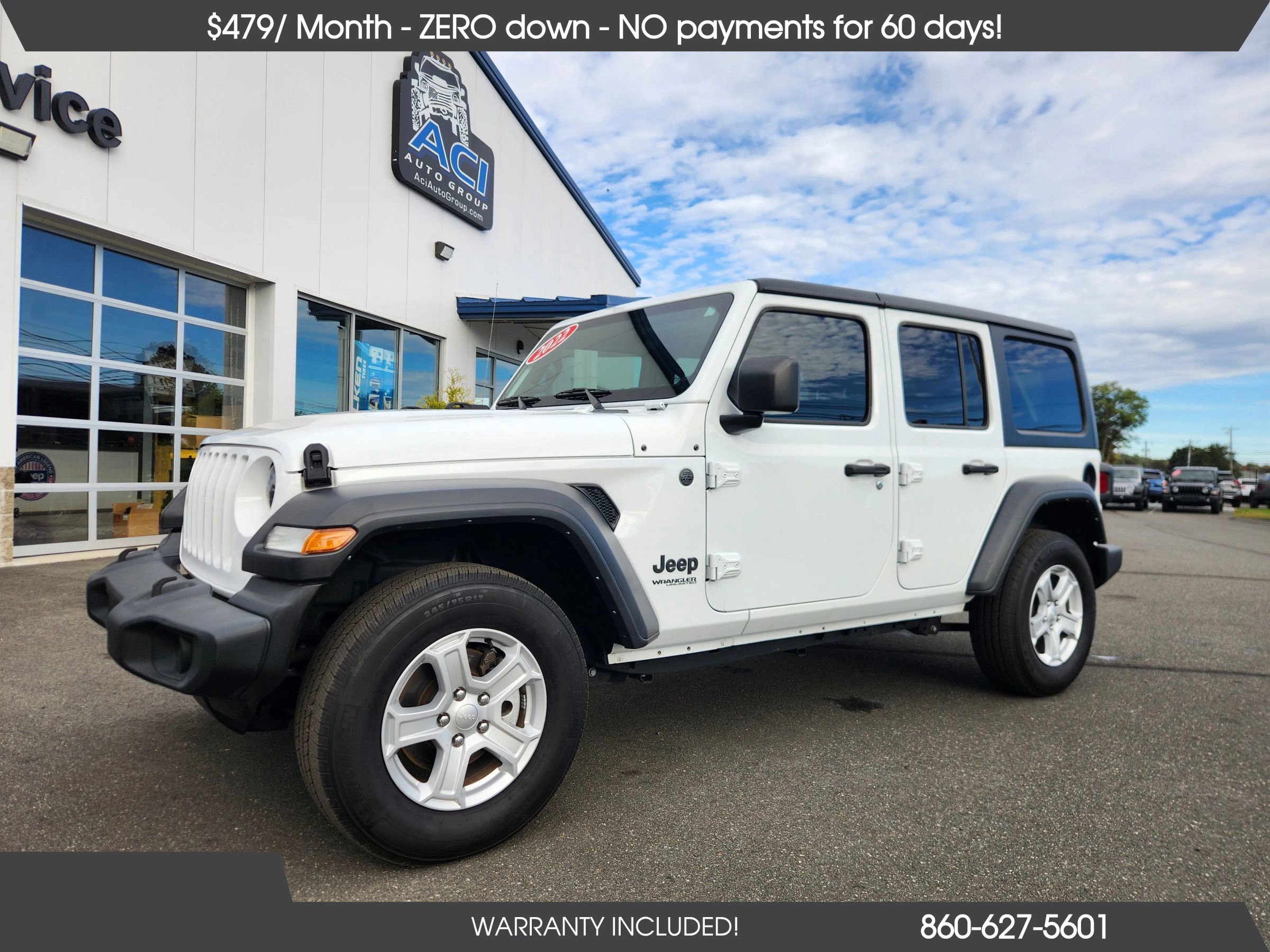 Used 2022 Jeep Wrangler Unlimited Sport image 1