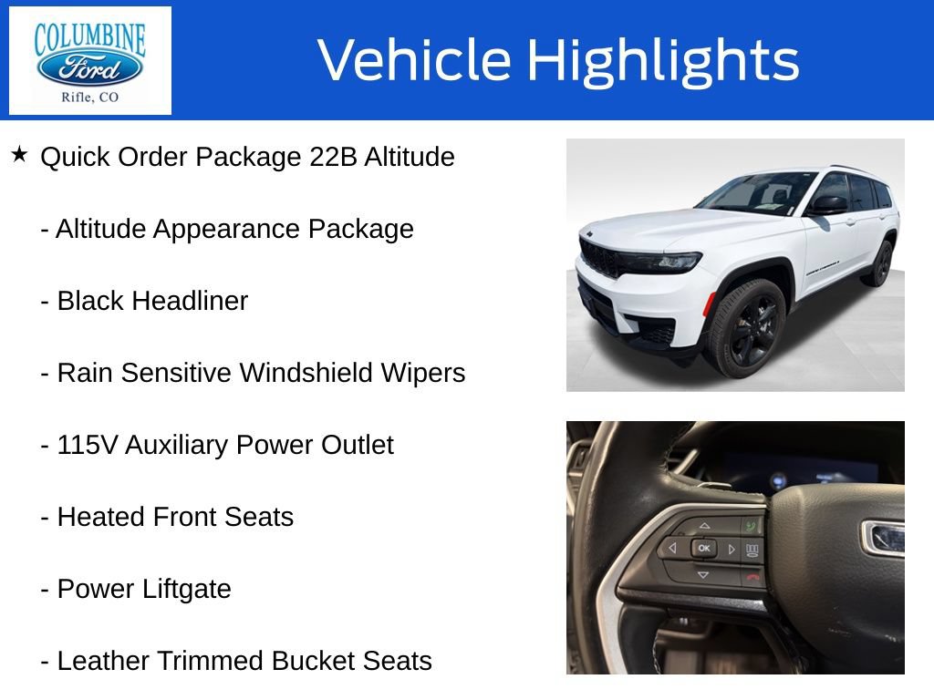 Used 2021 Jeep Grand Cherokee L Laredo AWD/4WD image 4