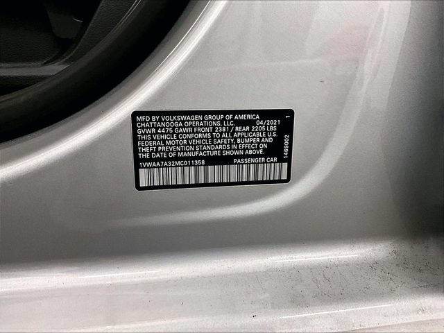 Used 2021 Volkswagen Passat 2.0T S FWD image 32