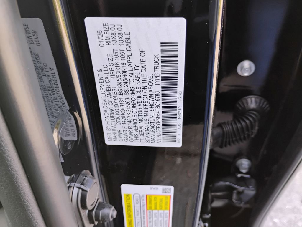 New 2026 Honda Ridgeline TrailSport image 35