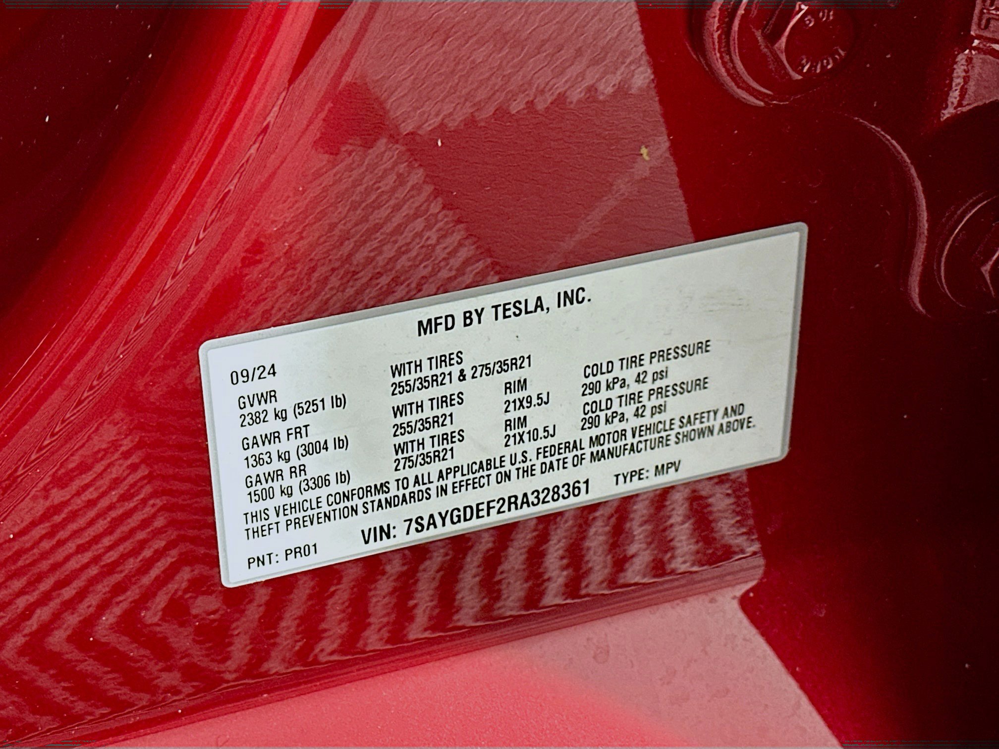 Used 2024 Tesla Model Y Performance image 12