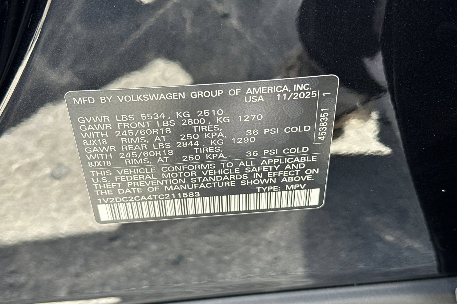 Used 2026 Volkswagen Atlas Cross Sport SE FWD image 29