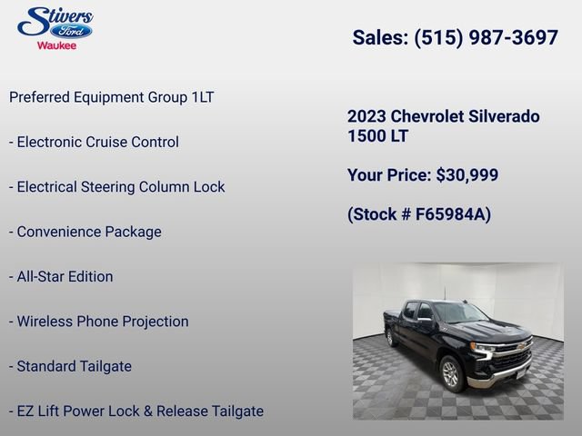 Used 2023 Chevrolet Silverado 1500 LT AWD/4WD image 22