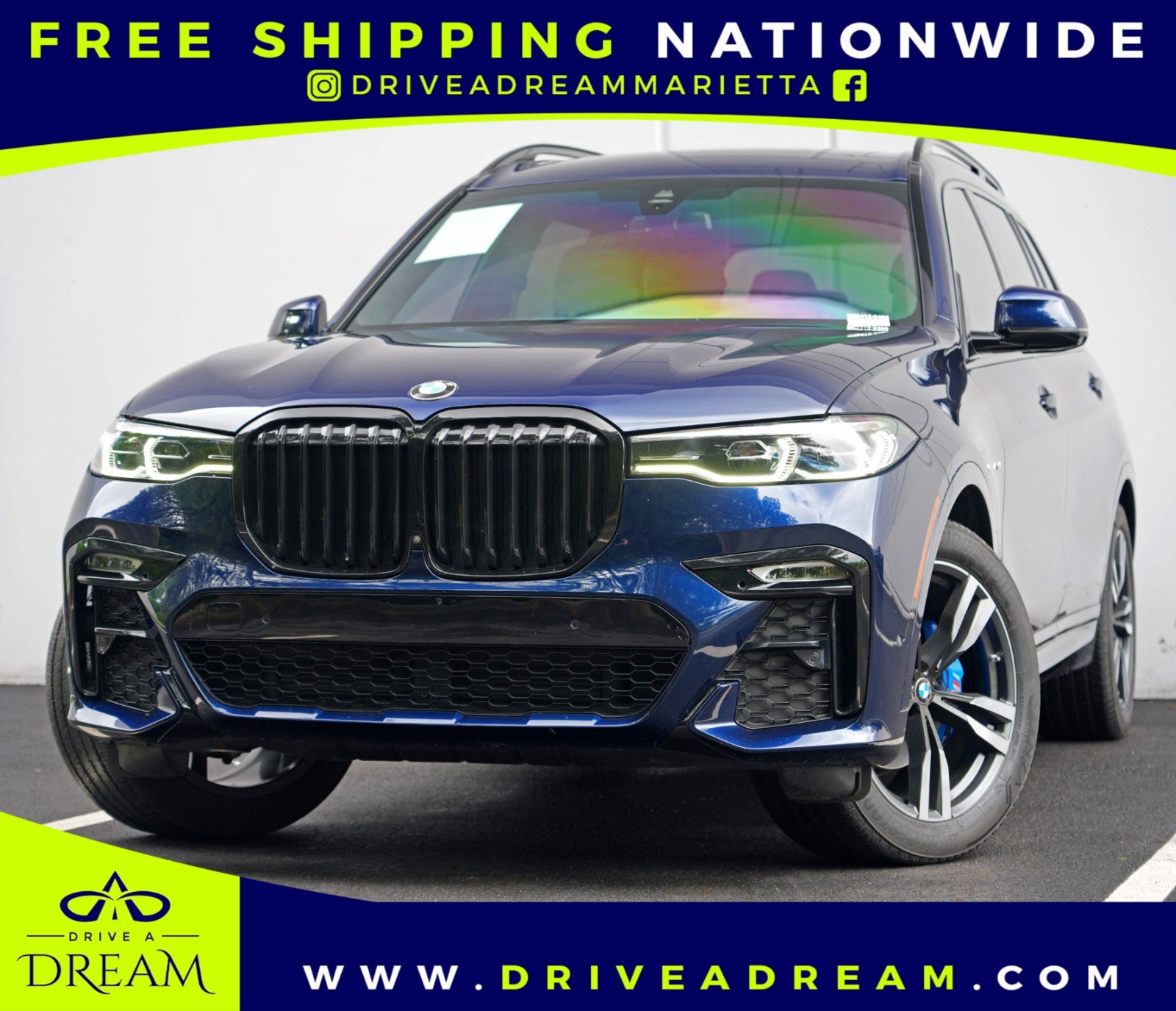 Used 2022 BMW X7 xDrive40i w/ M Sport Package AWD/4WD image 1