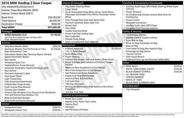 Used 2016 MINI Cooper 2-Door Hardtop image 34
