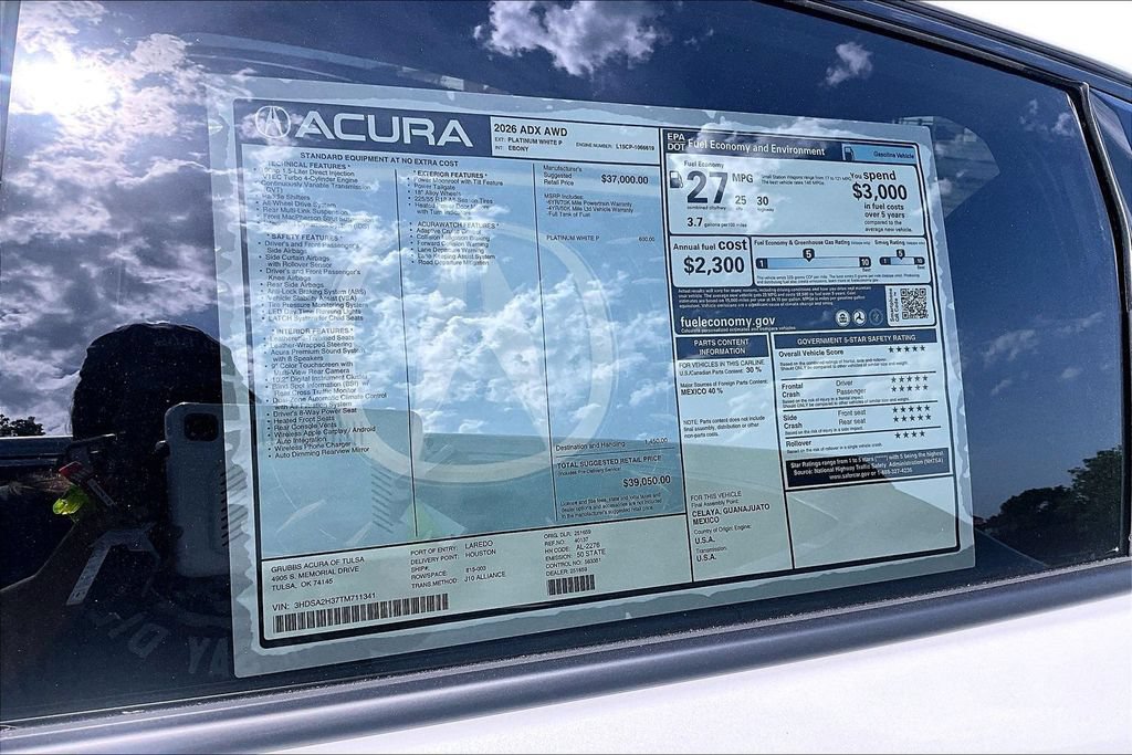New 2026 Acura ADX AWD image 30