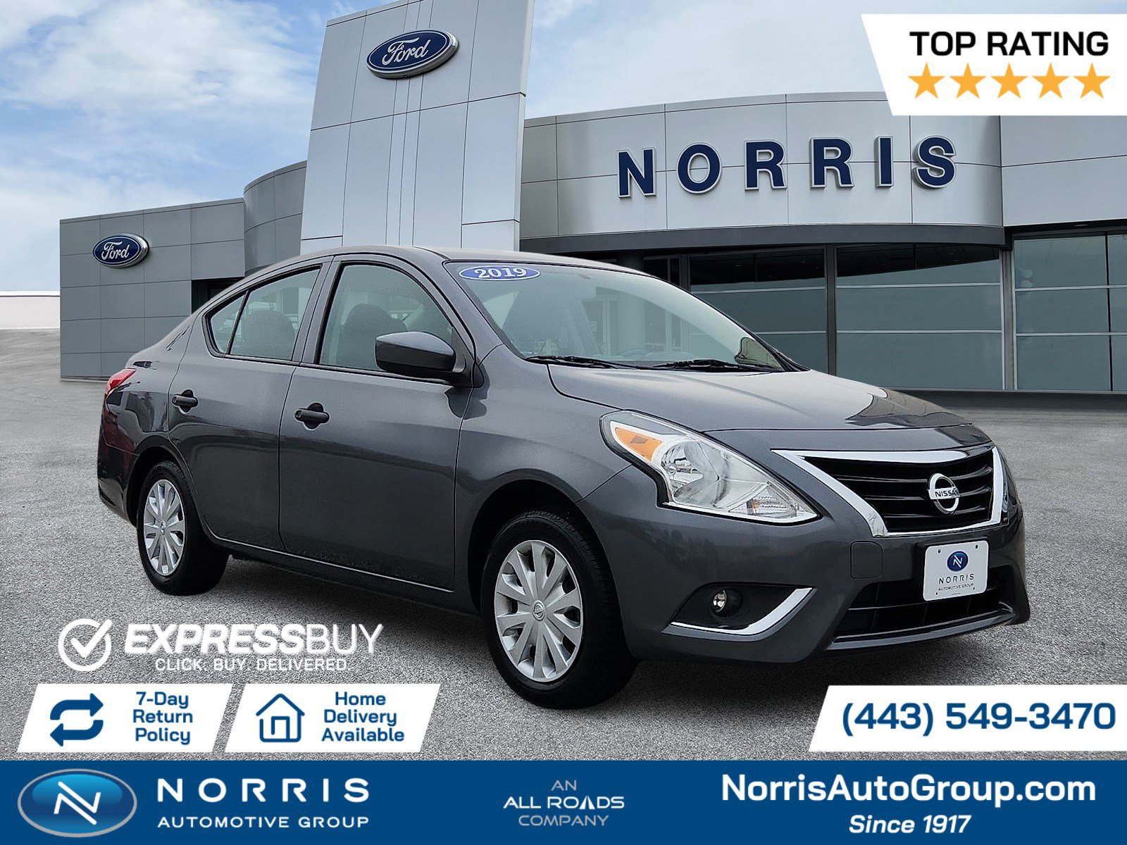 Used 2019 Nissan Versa S image 1