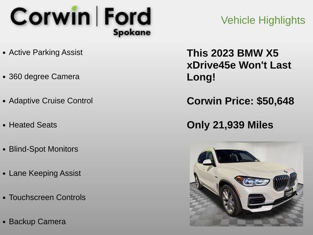 Used 2023 BMW X5 xDrive45e w/ Executive Package image 18