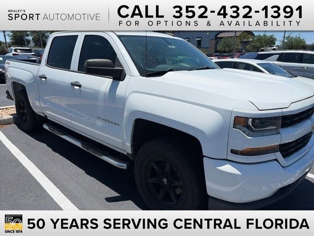 Used 2018 Chevrolet Silverado 1500 Custom w/ Custom Value Package AWD/4WD image 1