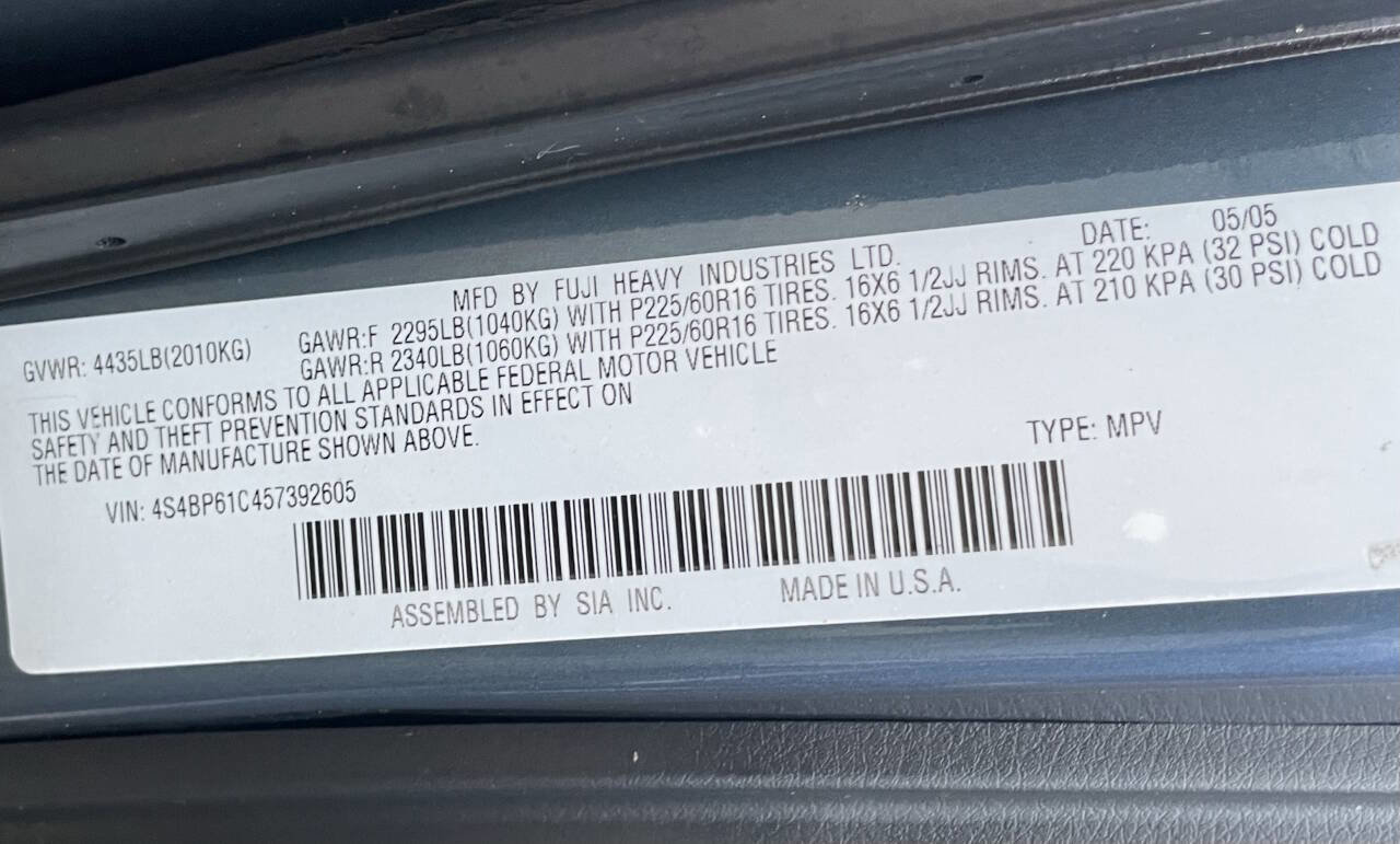 Used 2005 Subaru Outback 2.5i image 32