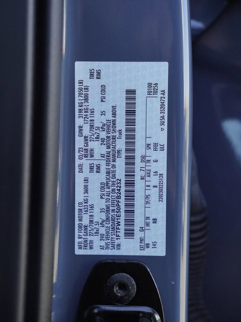 Used 2023 Ford F150 Tremor w/ Equipment Group 402A High image 31