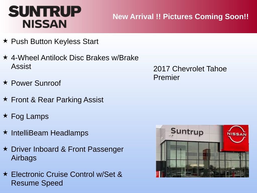 Used 2017 Chevrolet Tahoe Premier AWD/4WD image 5