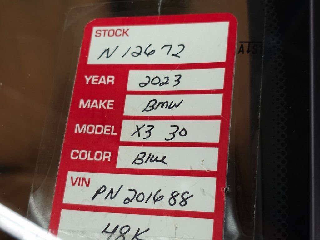 Used 2023 BMW X3 xDrive30i w/ Premium Package w/ZPA image 36