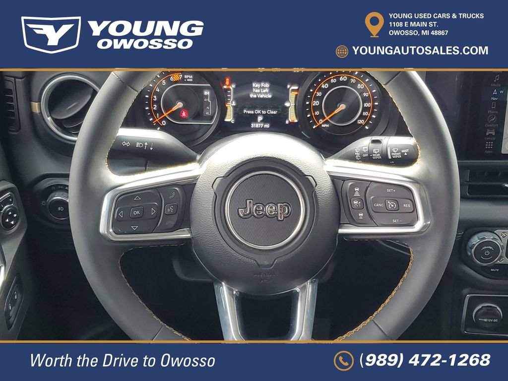 Used 2024 Jeep Wrangler Unlimited Sahara w/ Technology Group AWD/4WD image 24