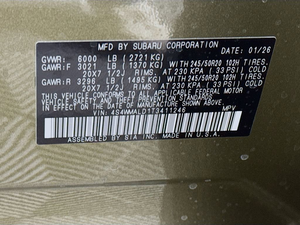 New 2026 Subaru Ascent Bronze Edition AWD/4WD image 35