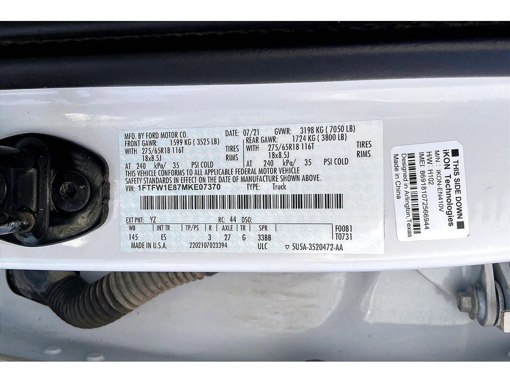 Used 2021 Ford F150 Lariat w/ Equipment Group 501A Mid image 35