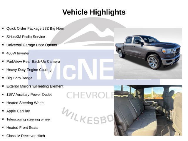 Used 2022 RAM 1500 Big Horn AWD/4WD image 10