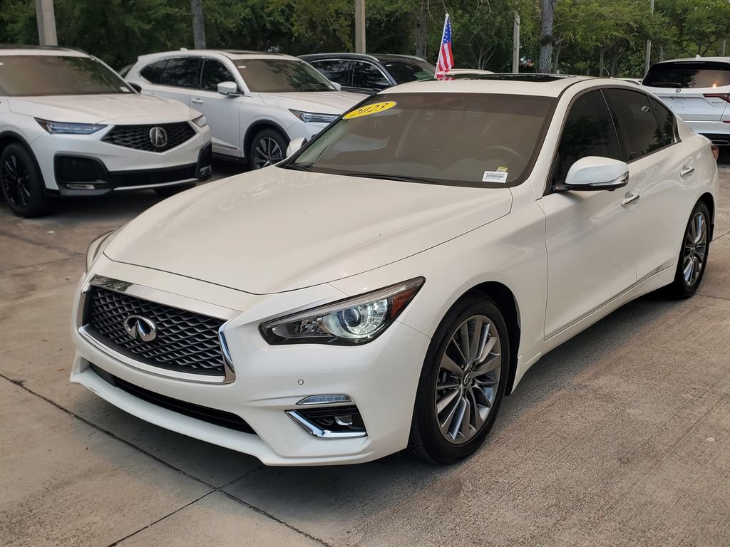 Used 2023 INFINITI Q50 Luxe w/ Cargo Package RWD image 3
