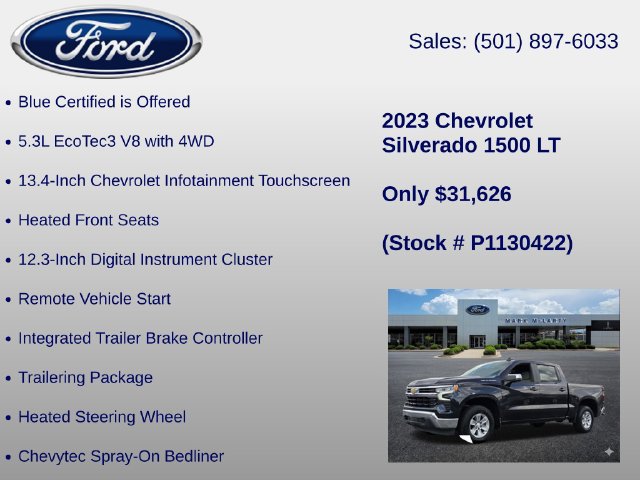 Used 2023 Chevrolet Silverado 1500 LT w/ Protection Package AWD/4WD image 6