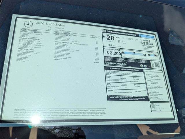 New 2026 Mercedes-Benz E 350 Sedan image 18