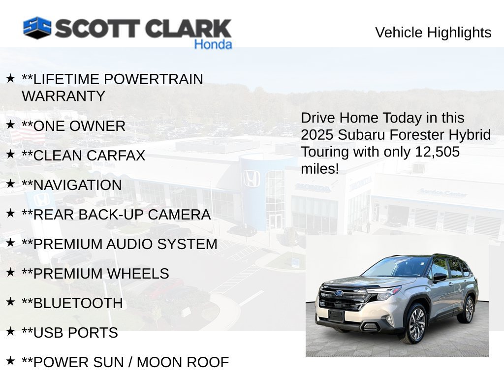 Used 2025 Subaru Forester Touring AWD/4WD image 11