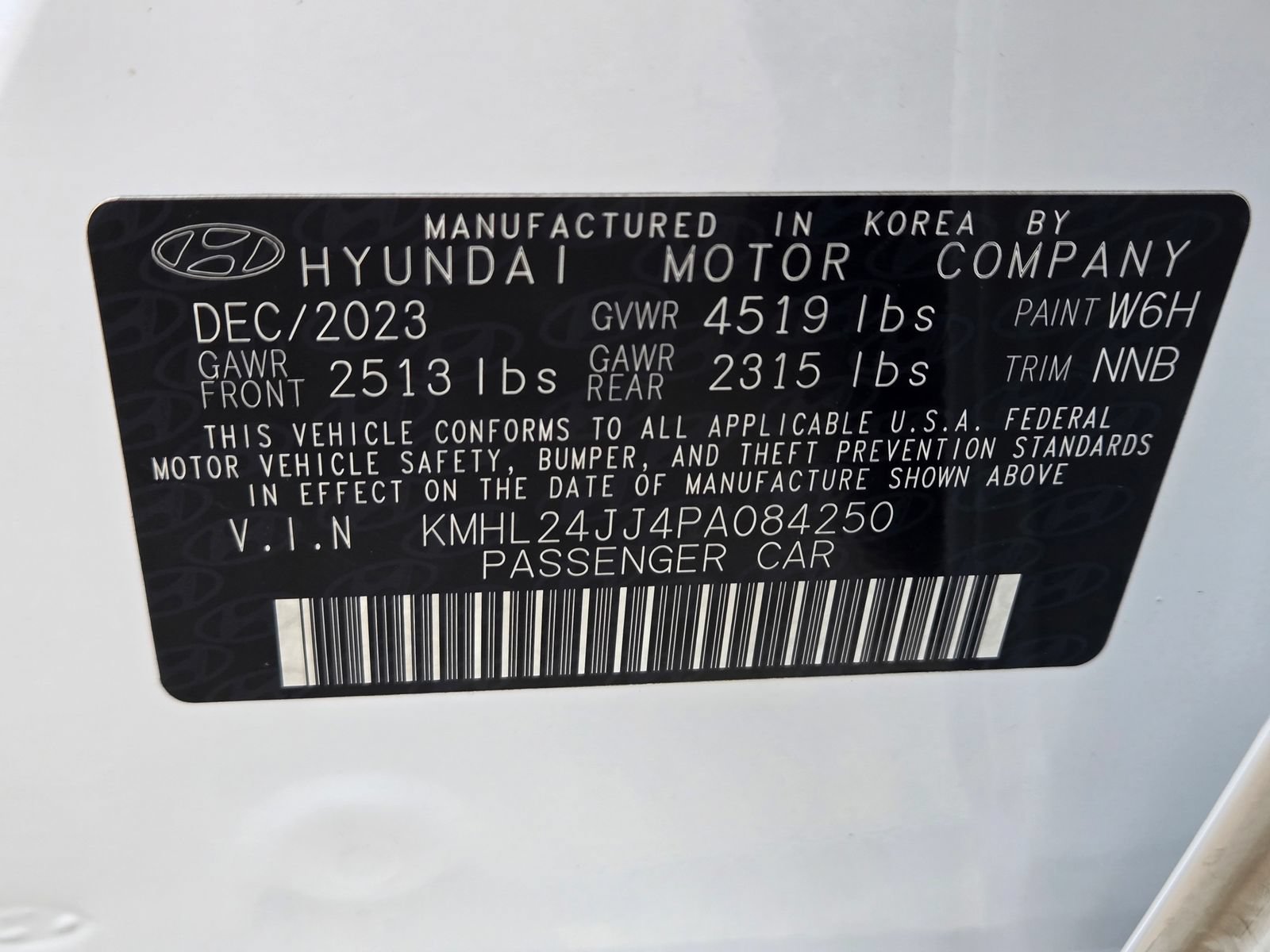 Used 2023 Hyundai Sonata Blue w/ Cargo Package FWD image 30