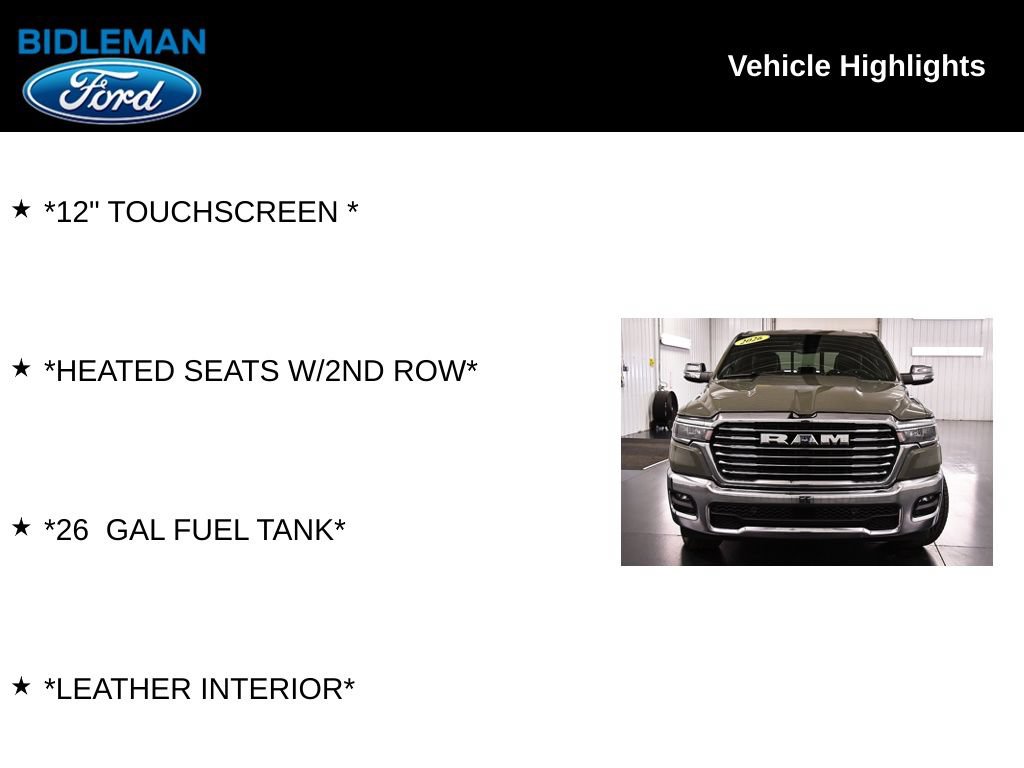 Used 2026 RAM 1500 Laramie AWD/4WD image 10