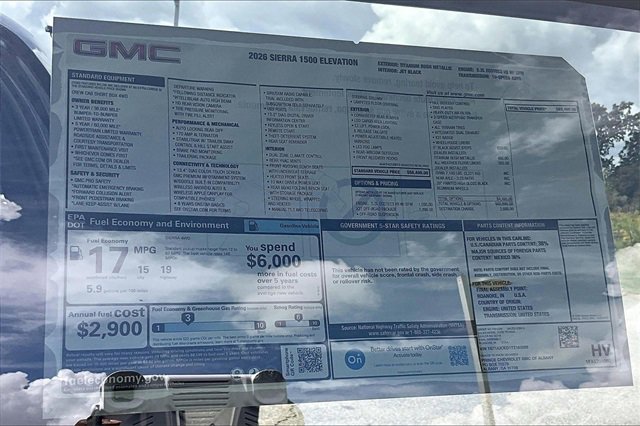 New 2026 GMC Sierra 1500 Elevation w/ X31 Off-Road Package image 14