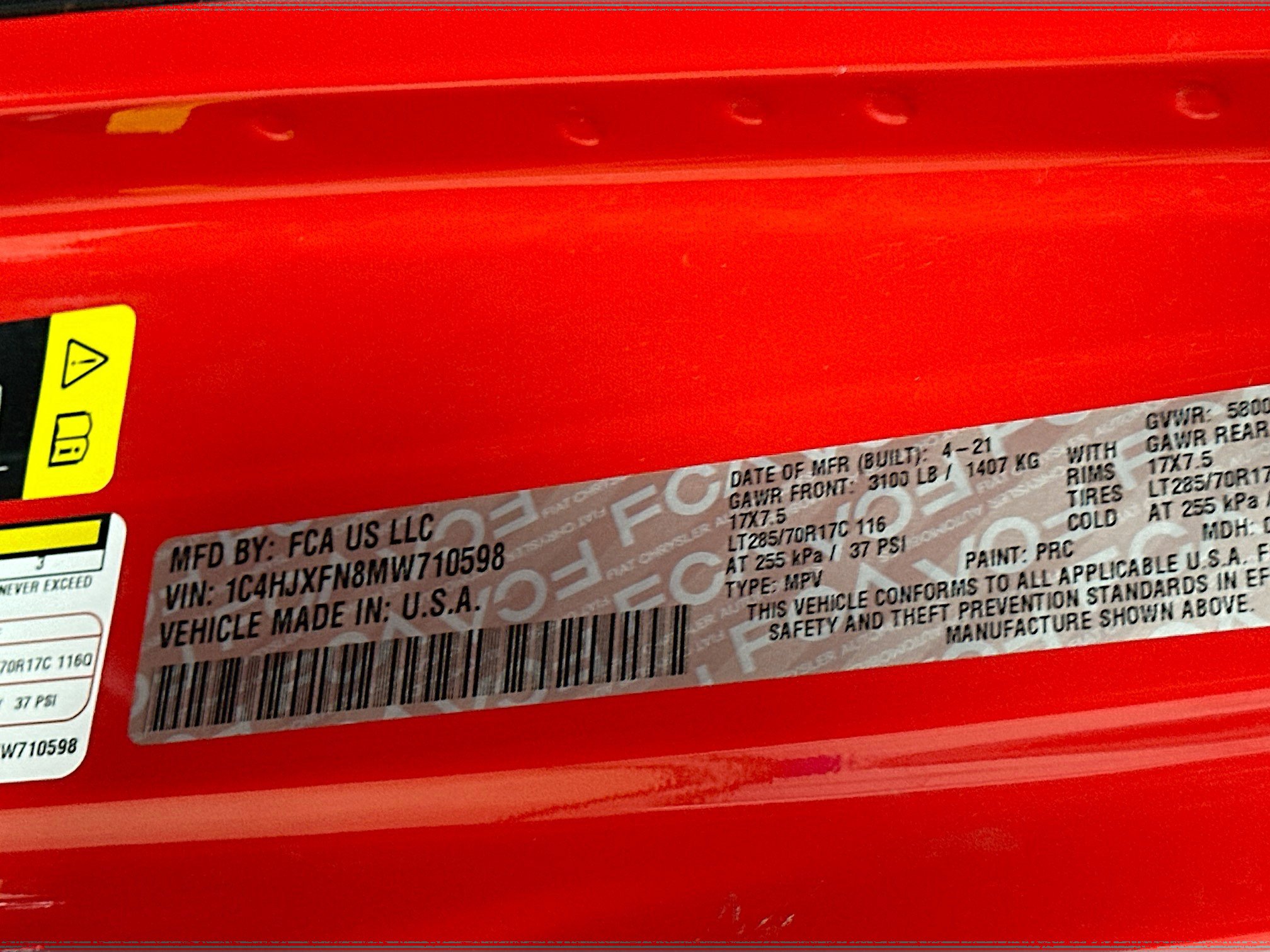 Certified 2021 Jeep Wrangler Unlimited Rubicon w/ Steel Bumper Group AWD/4WD image 41