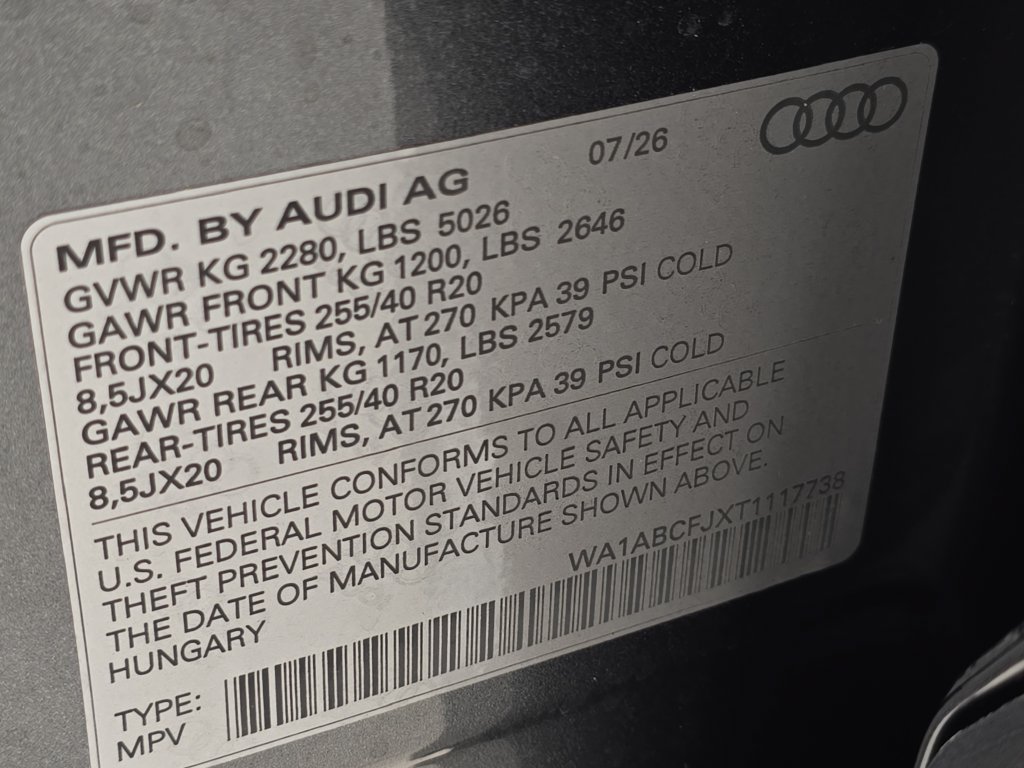 New 2026 Audi Q3 quattro 2.0T AWD/4WD image 33