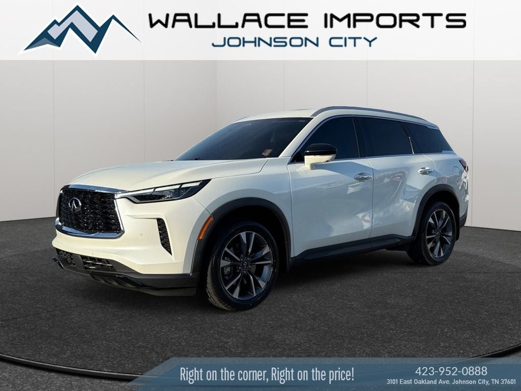 Used 2023 INFINITI QX60 Luxe w/ Cargo Package FWD video 3