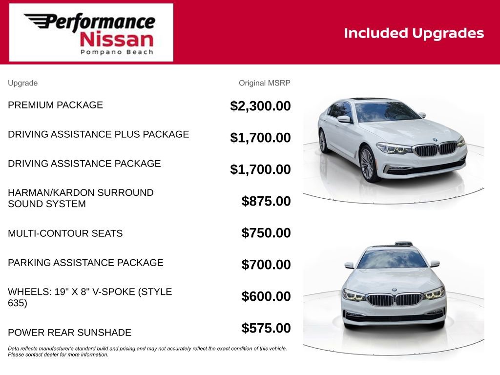 Used 2018 BMW 540i RWD image 7