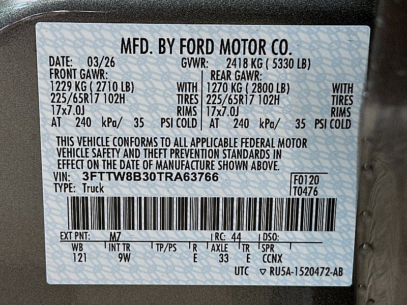 New 2026 Ford Maverick XL w/ Equipment Group 101A AWD/4WD image 23
