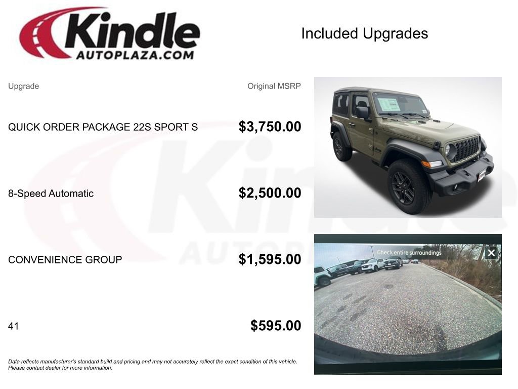 New 2026 Jeep Wrangler Sport AWD/4WD image 3