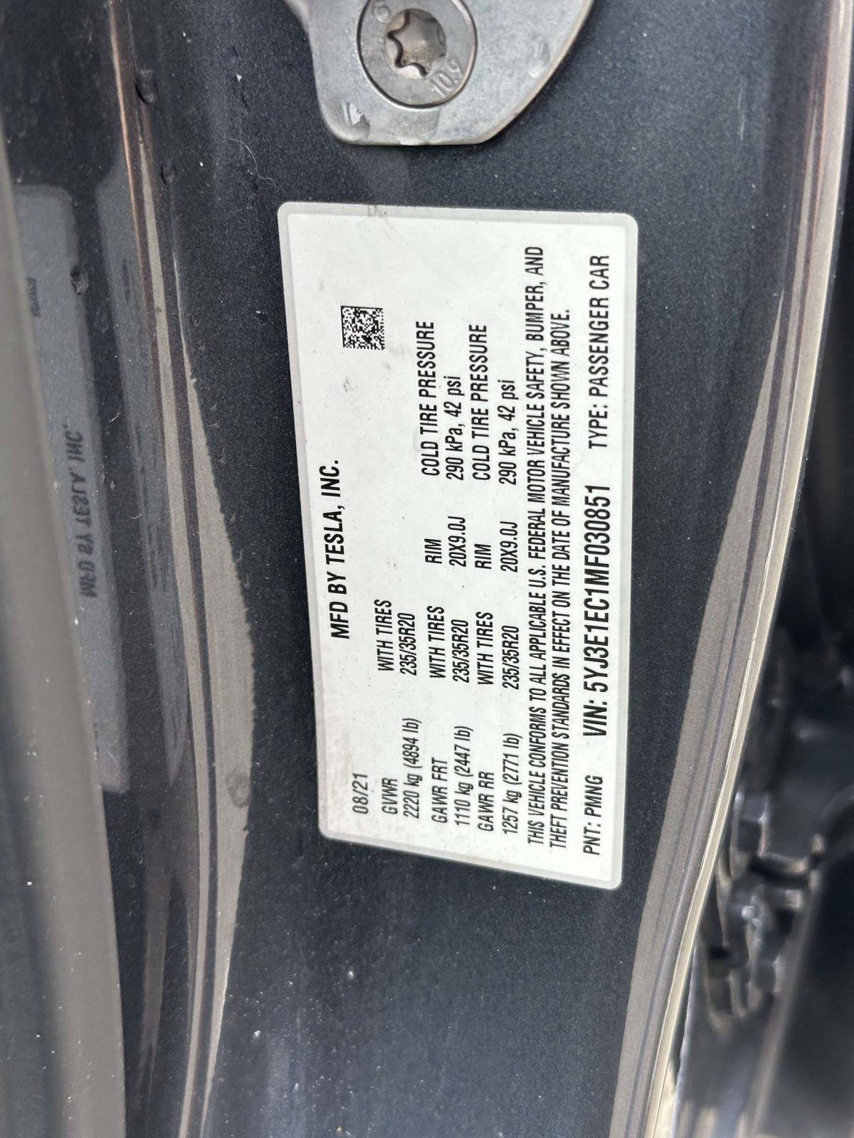 Used 2021 Tesla Model 3 Performance AWD/4WD image 17