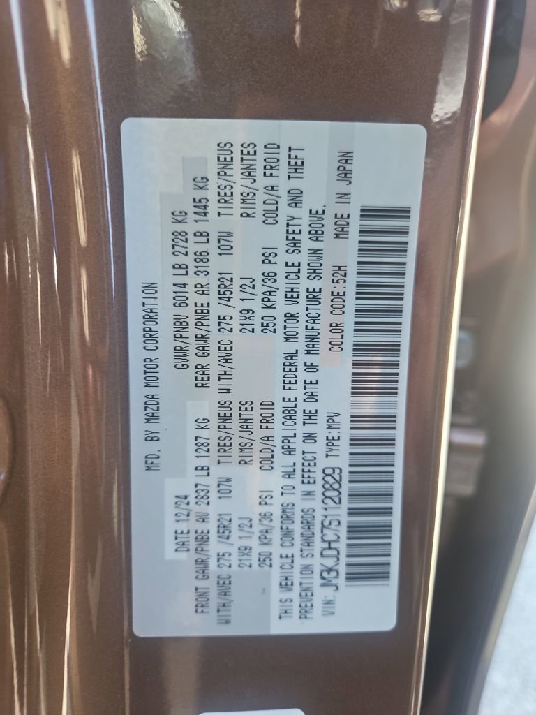 Used 2025 MAZDA CX-70 3.3 Turbo S w/ Premium Package image 34