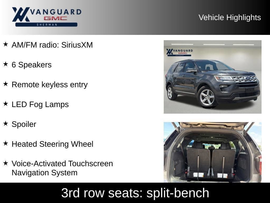 Used 2019 Ford Explorer XLT w/ Equipment Group 202A FWD image 17