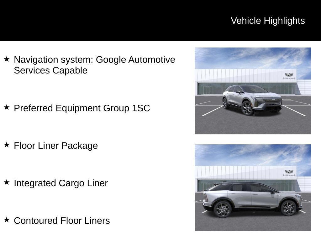 New 2026 Cadillac Optiq Luxury 1 w/ LPO, Floor Liner Package AWD/4WD image 10