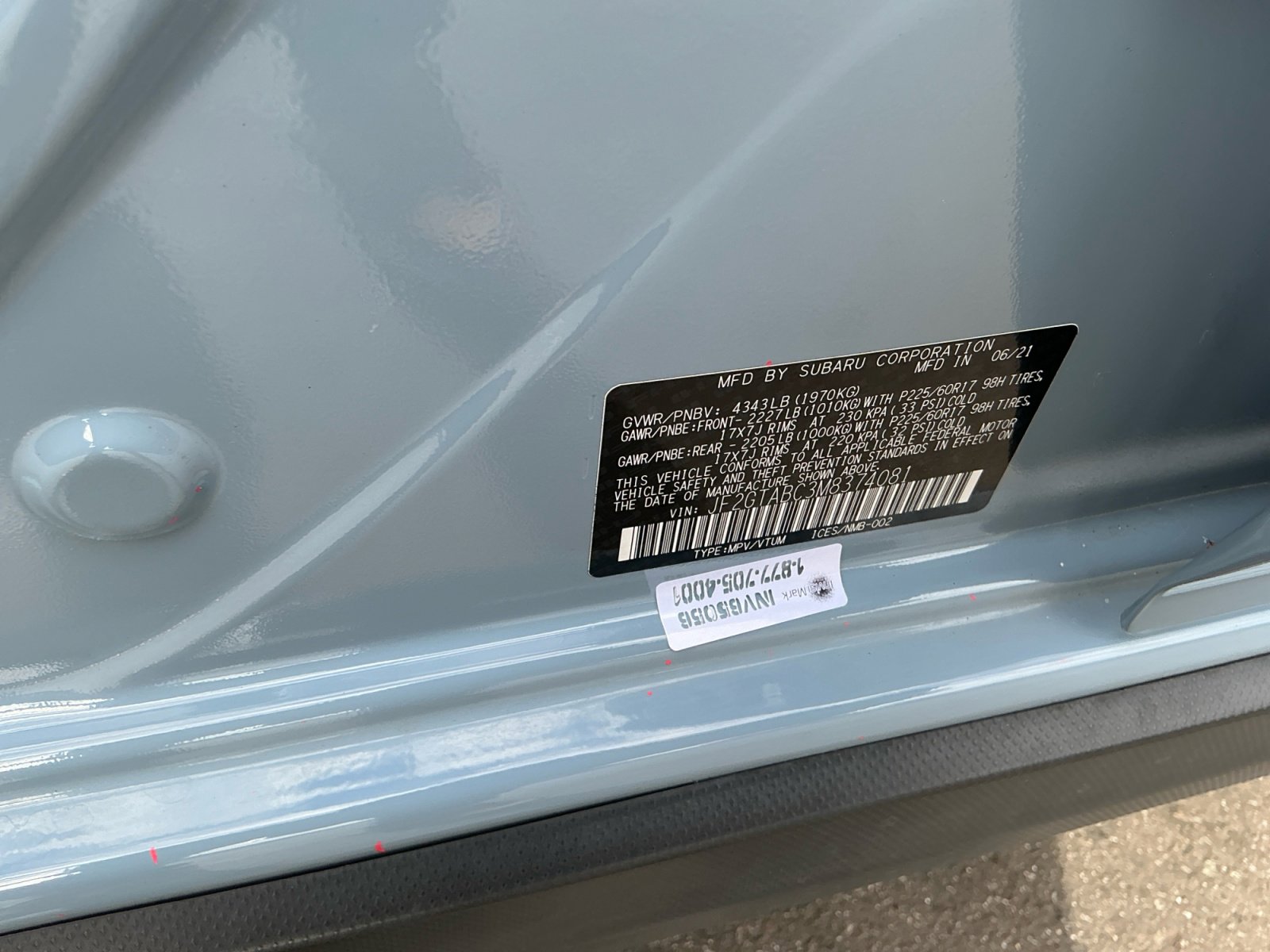 Used 2021 Subaru Crosstrek 2.0i w/ Popular Package #1 image 28