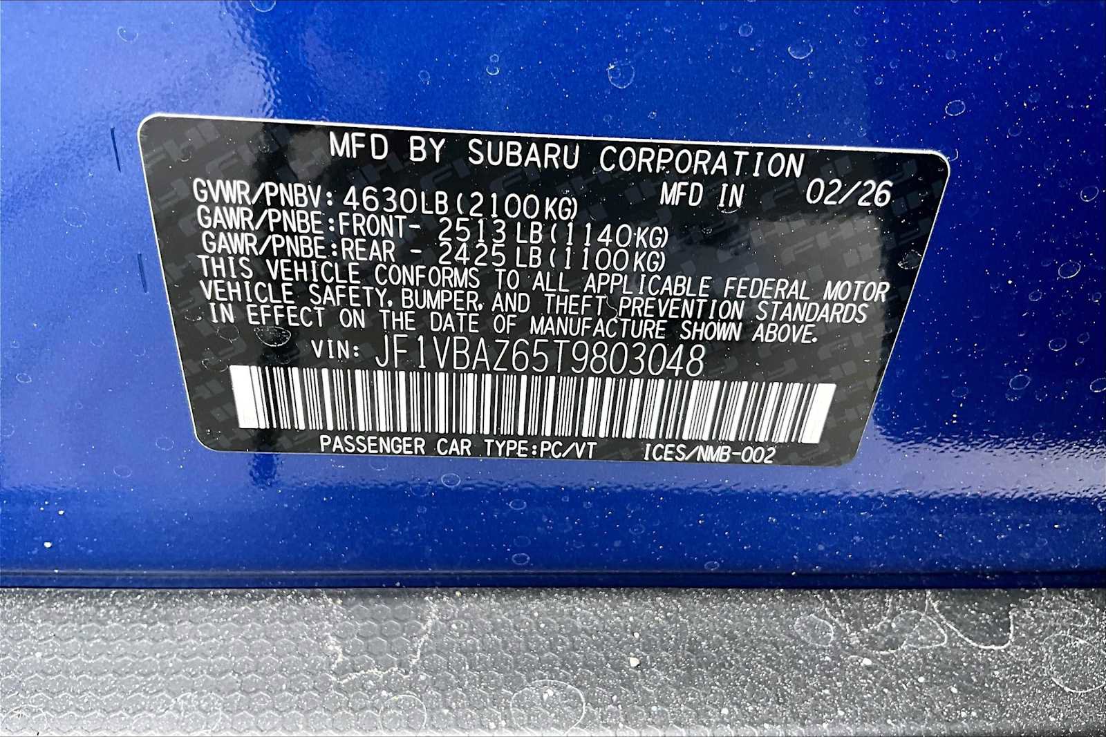 New 2026 Subaru WRX tS image 18