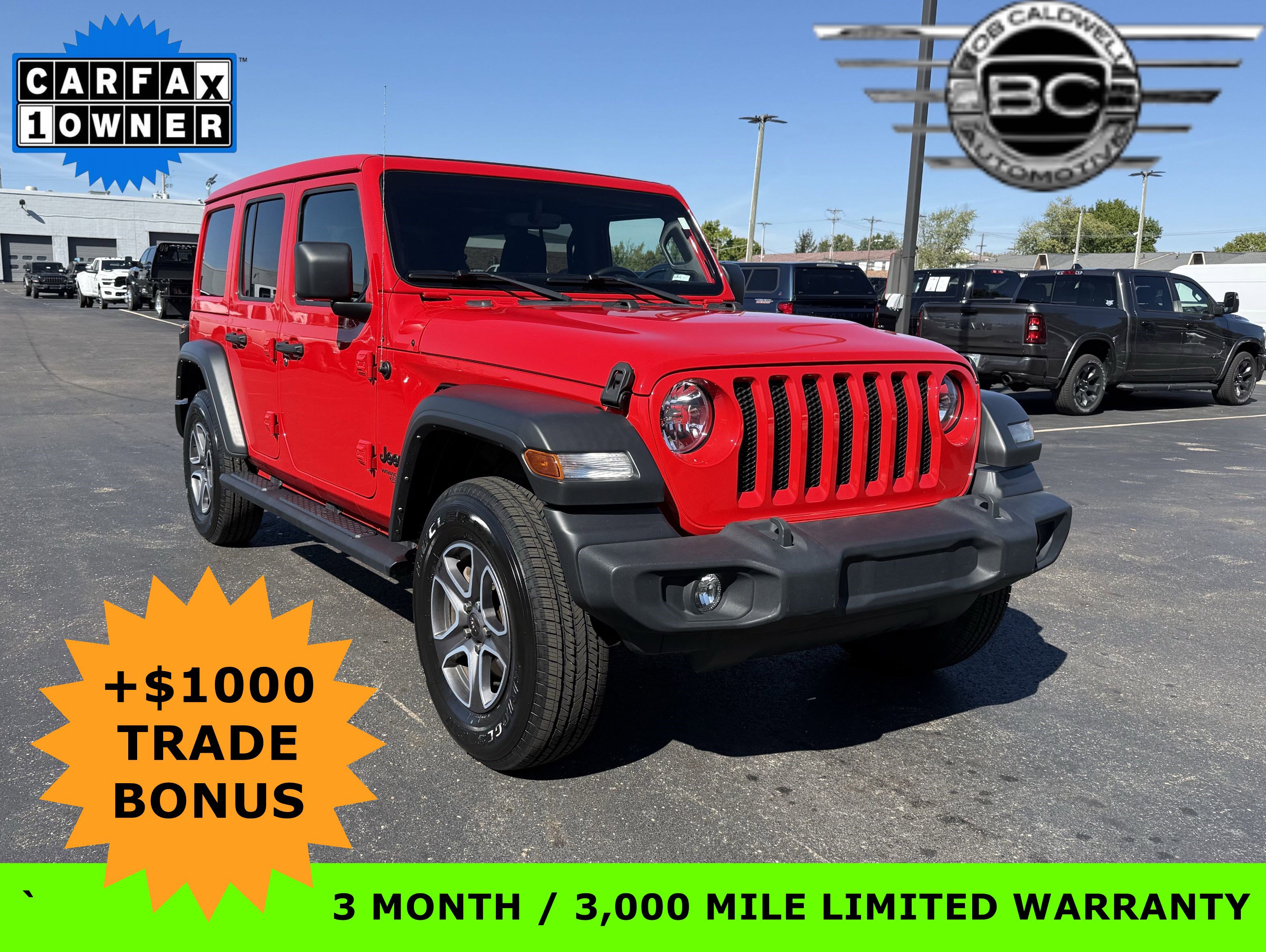 Used 2021 Jeep Wrangler Unlimited Sport w/ Sun And Sound Package