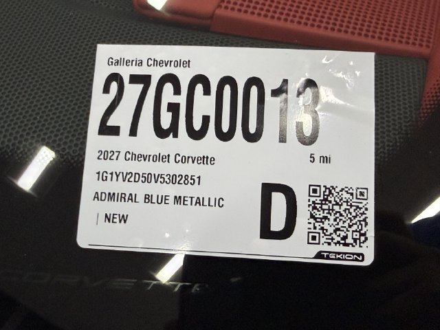 New 2027 Chevrolet Corvette Grand Sport RWD image 26