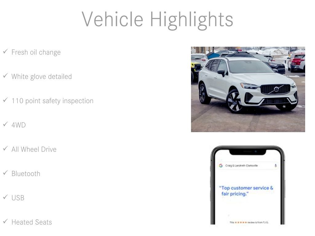 Used 2024 Volvo XC60 T8 Plus w/ Climate Package image 6