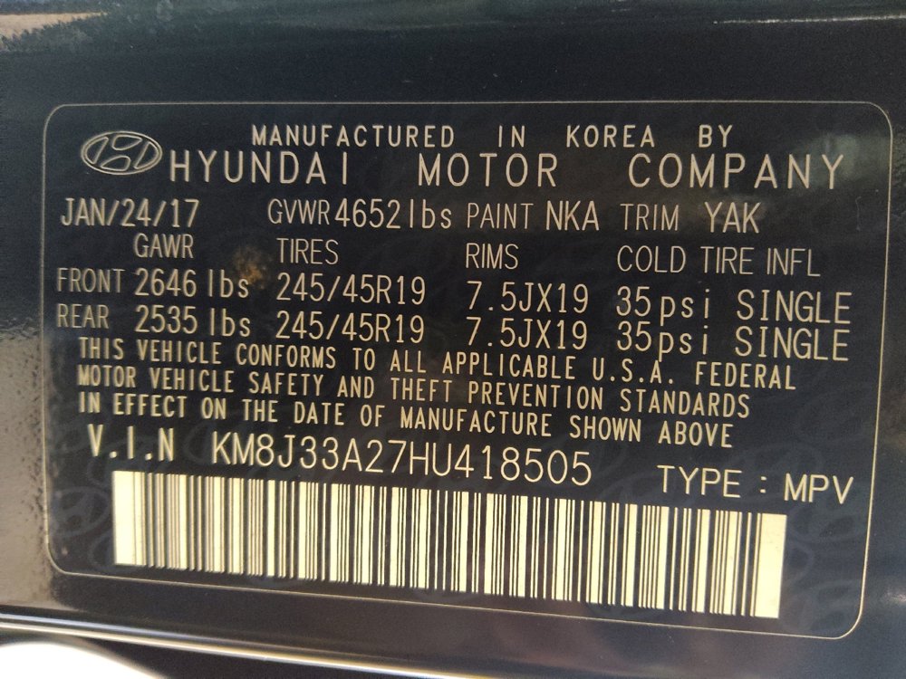 Used 2017 Hyundai Tucson Limited image 33