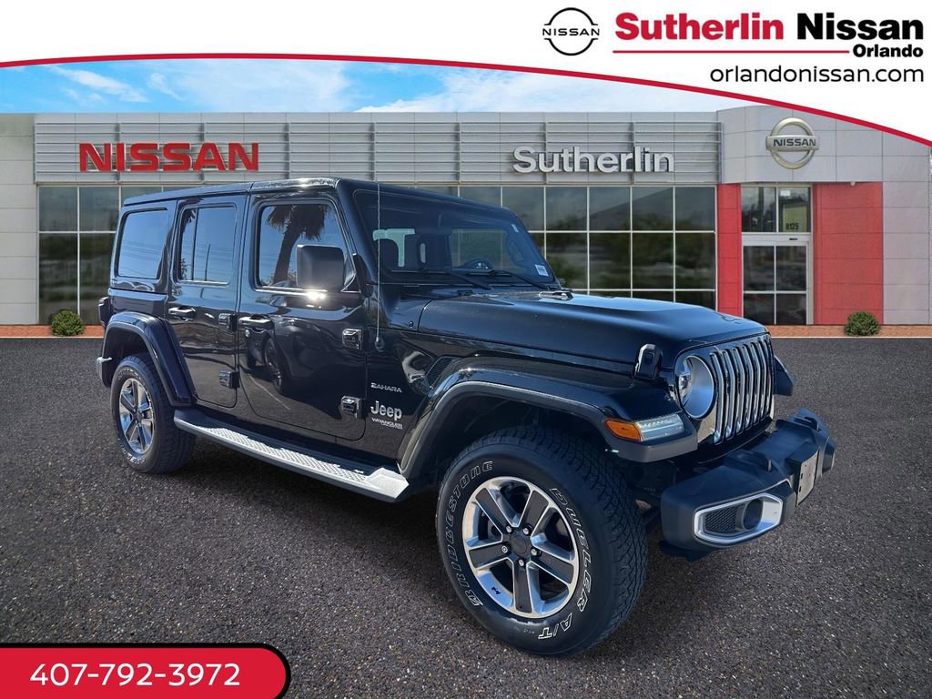 Used 2019 Jeep Wrangler Unlimited Sahara w/ LED Lighting Group