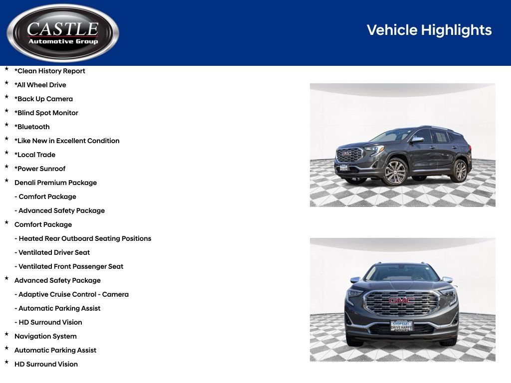 Used 2020 GMC Terrain Denali w/ Denali Premium Package AWD/4WD image 4