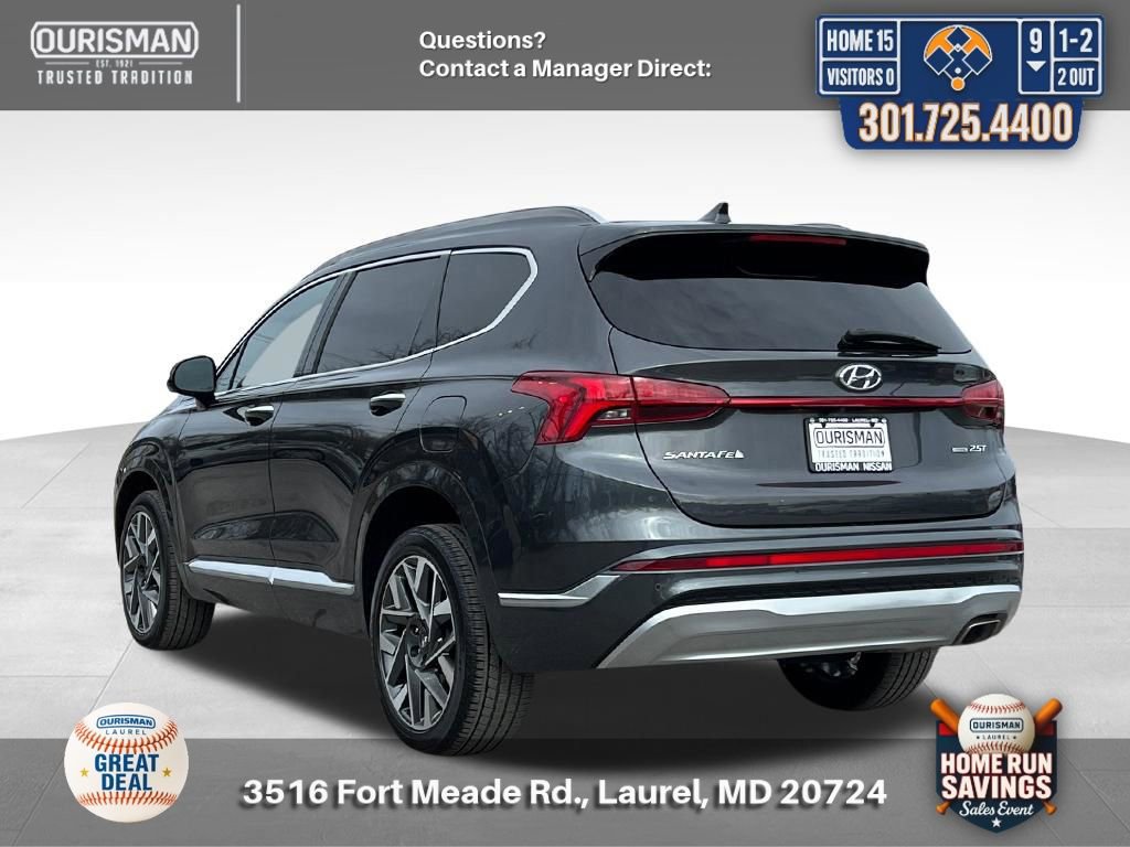 Certified 2021 Hyundai Santa Fe Calligraphy w/ Cargo Package AWD/4WD image 3