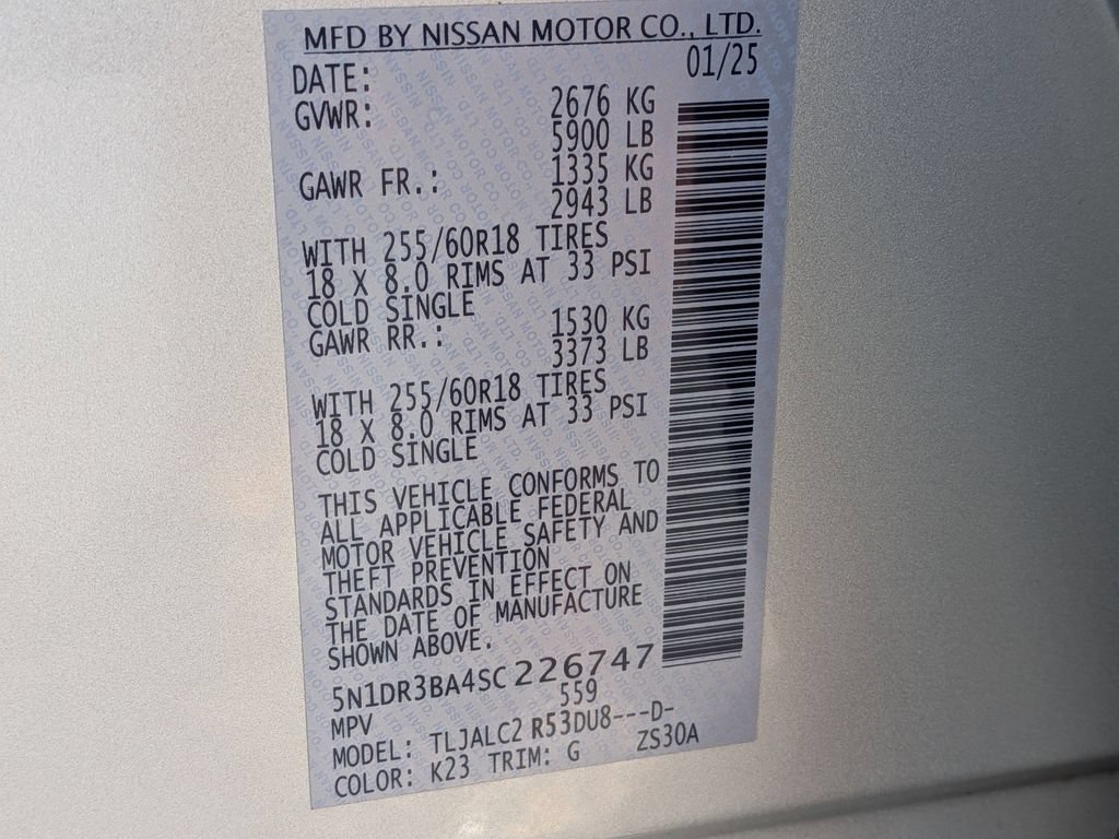 Used 2025 Nissan Pathfinder SV FWD image 29